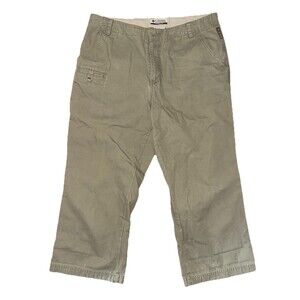 Columbia Womens Size 10 Tan Roll Up Capri Pants